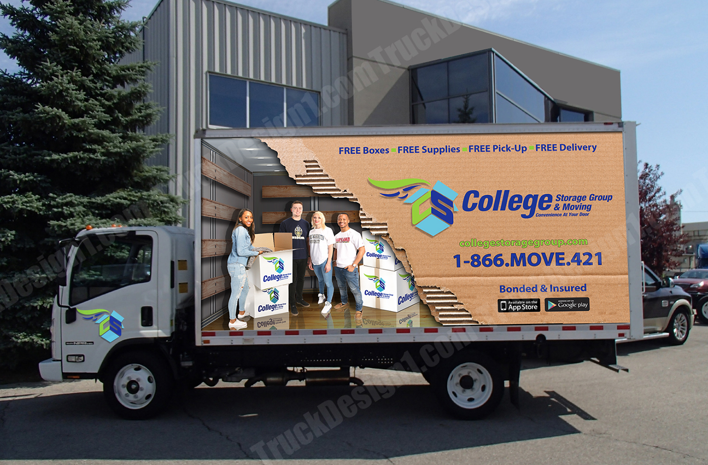 Truck Design Truck Van Car Wraps Graphic Design 3d